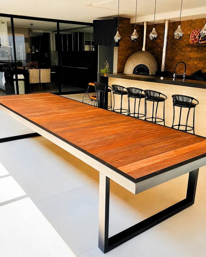 Mesa industrial de comedor