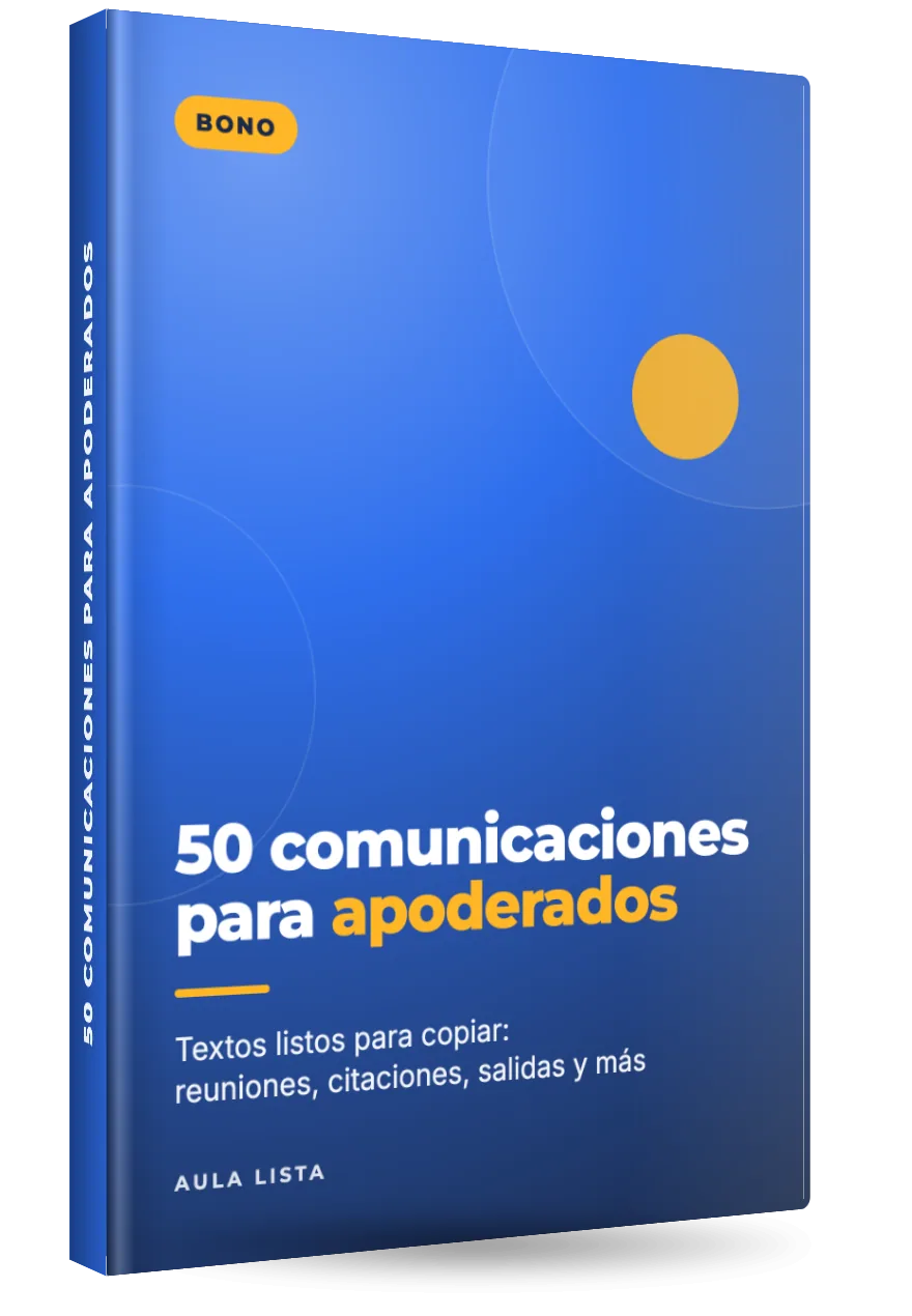 50 comunicaciones para apoderados